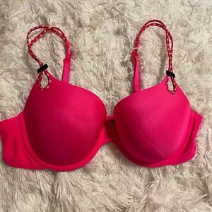 Victorias Secret 38C Hot Pink Bra/Swim Top